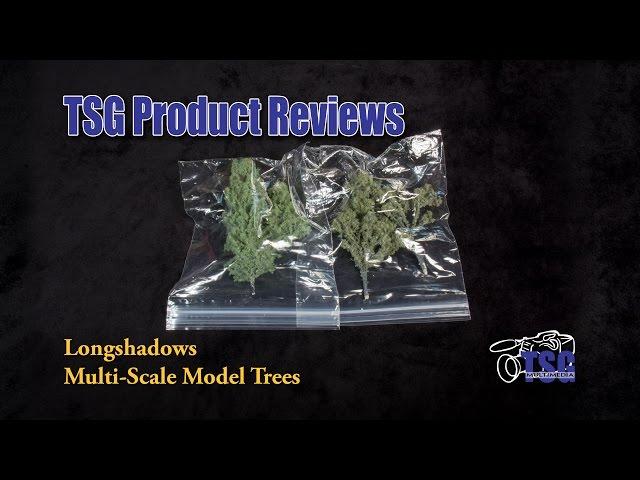 N or HO Scale Model Scenery Trees Longshadows Product Review