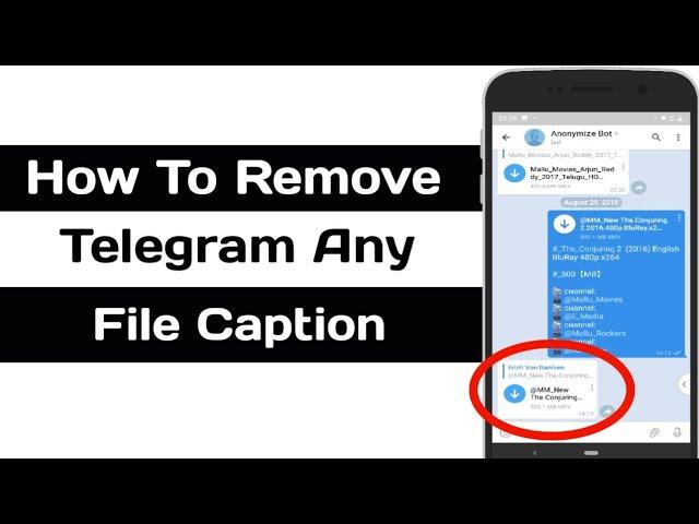 Remove Channel Forward Telegram File Captions  Easily 2 Methods [Telegram Bot]