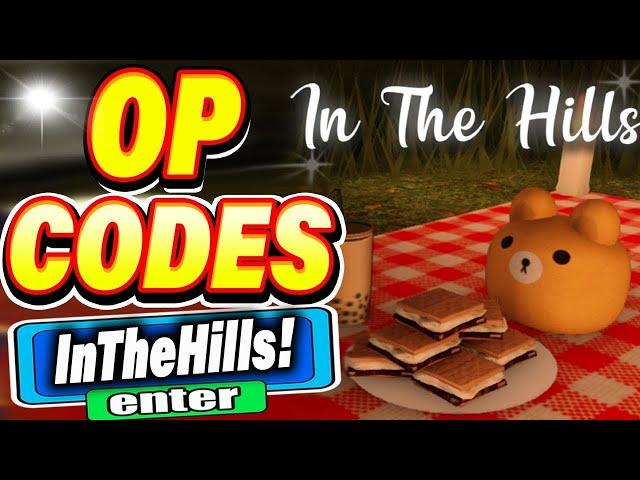 ALL NEW *SECRET CODES* IN ROBLOX IN THE HILLS  (new codes in roblox In The Hills ) NEW