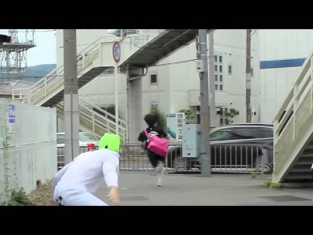 JAPANESE GIRLS RUNNING IN FEAR