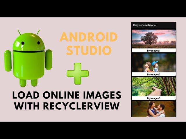 Recyclerview load online images Tutorial