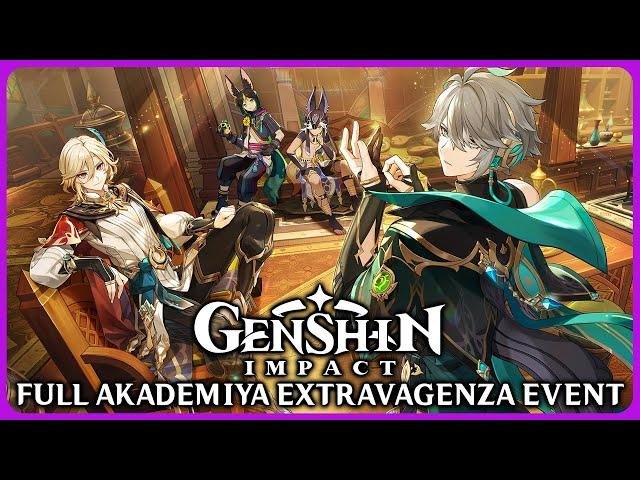 Full Sumeru Festival Event - Akademiya Extravaganza - Genshin Impact 3.6