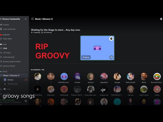 Bye Groovy- Best Discord Music Bot