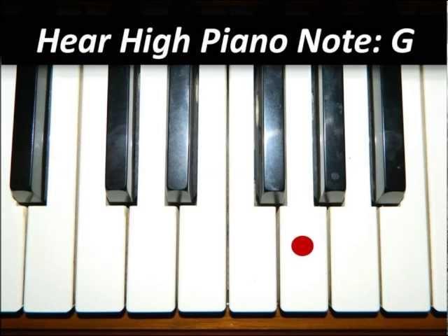 Hear Piano Note - High G