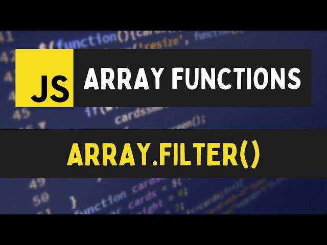 JavaScript Array Filter Method