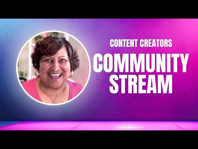 Boost Your Creativity: Live Content Creator Stream