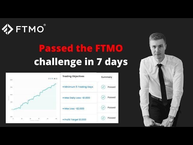 FTMO Robot. Story about how I passed the FTMO challenge in 7 days