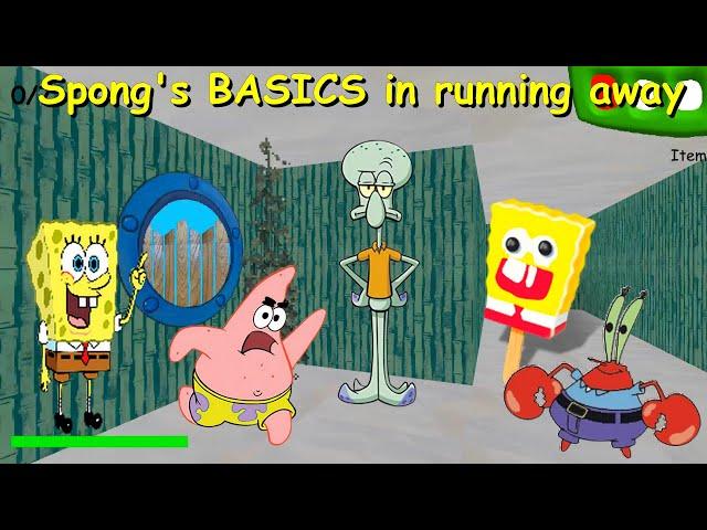 Spong's BASICS in running away - Baldi's Basics Mod