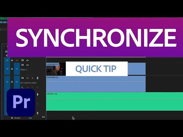 Quick Tips for Premiere Pro - How to Sync Audio with Video with Premiere Gal | Adobe Creative Cloud