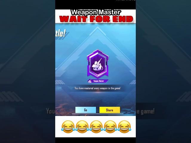 Weapon Master Title 🫵 Easy way To Complete???#? Weapon Master Achievement $  #bgmi #shorts