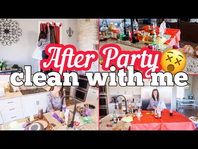 *AFTER PARTY* CLEAN WITH ME 2021 || SUPER BOWL PARTY CLEAN UP || SPEED CLEANING || FITBUSYBEE