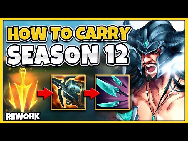 How To Win EVERY GAME as Tryndamere in Season 12!! Best Build, Runes, Strategy - League of Legends