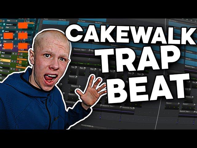 Making A Fire Cakewalk Trap Beat (Cakewalk by Bandlab)