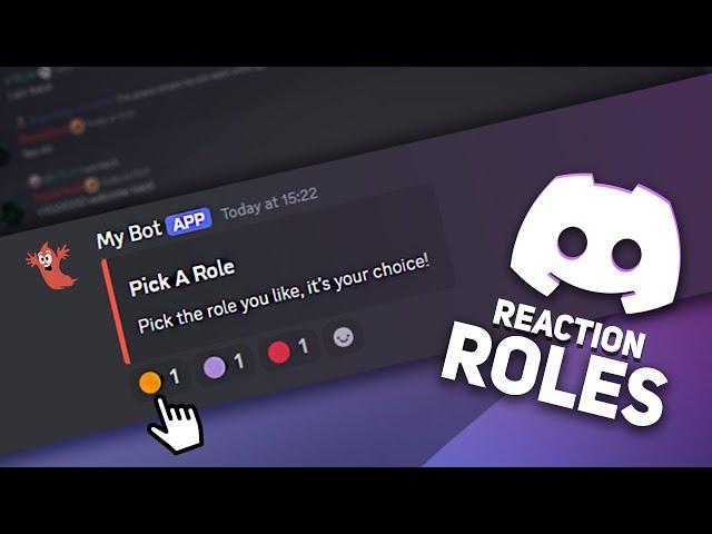 How To Make A Simple FREE Discord Reaction Roles Bot WITHOUT any Coding!