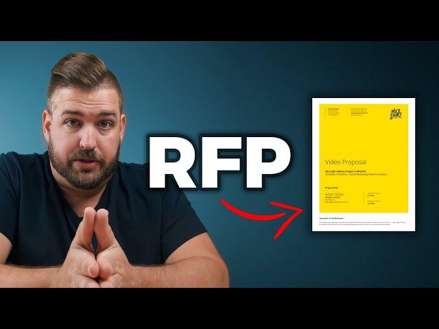 How To Write A Proposal For Video Work | Commercial RFP Tutorial