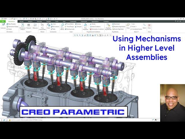 Creo Parametric - Using Mechanisms in Higher Level Assemblies