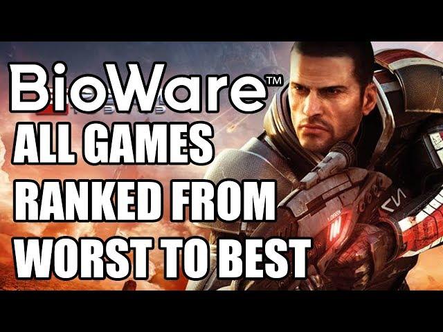 All Bioware Games Ranked From Worst To Best