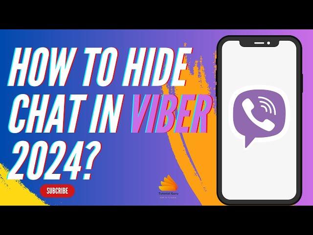 How to Hide Chat in Viber 2024?