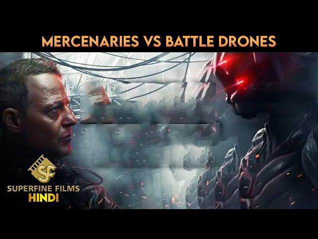 Final Attack: Mercenaries vs Drones | Battle Drone Movie Action Clip | Hindi Dubbed Movie Scene