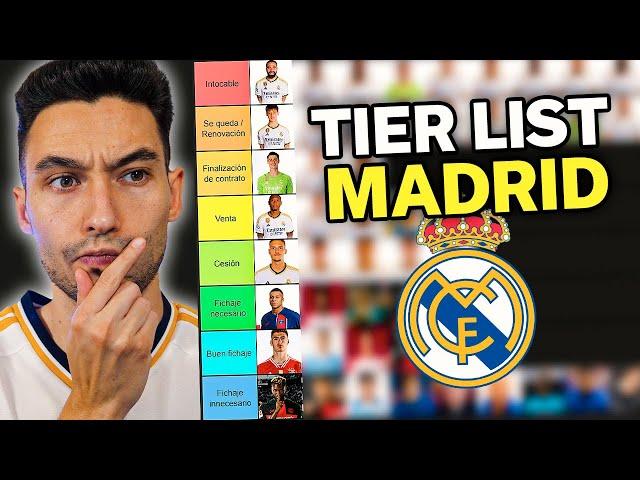 TIERLIST del REAL MADRID 2024/25 (FICHAJES, VENTAS, INTOCABLES)