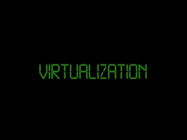 Tech Time with the immature dad: Virtualization