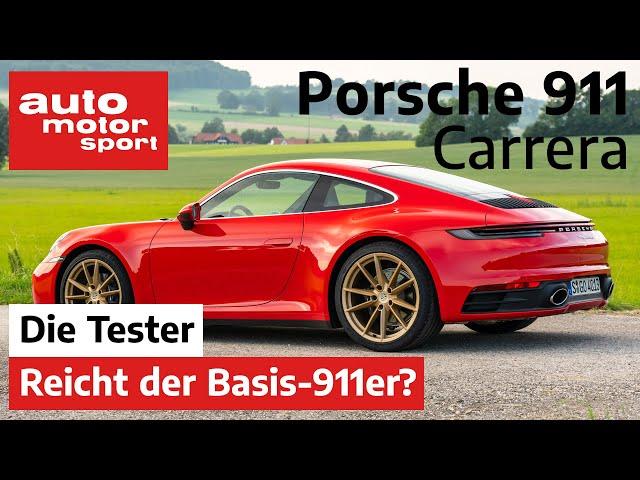 Porsche 911 Carrera (2021): Reicht der Basis-911er? - Test/Review | auto motor und sport