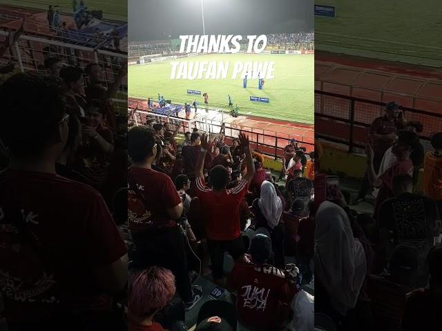 THANKS TO TAUFAN PAWE #psmmakassar #psmjuara #stadionbjhabibie