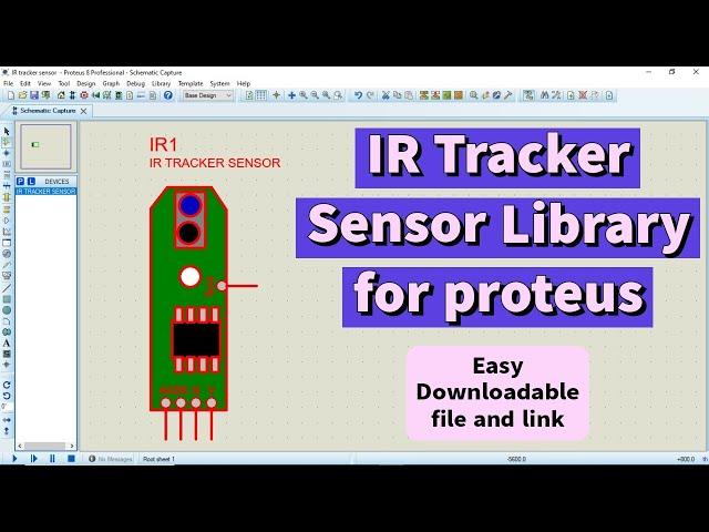 IR tracker sensor Library For Proteus Software / how To add IR Tracker Sensor library for Proteus