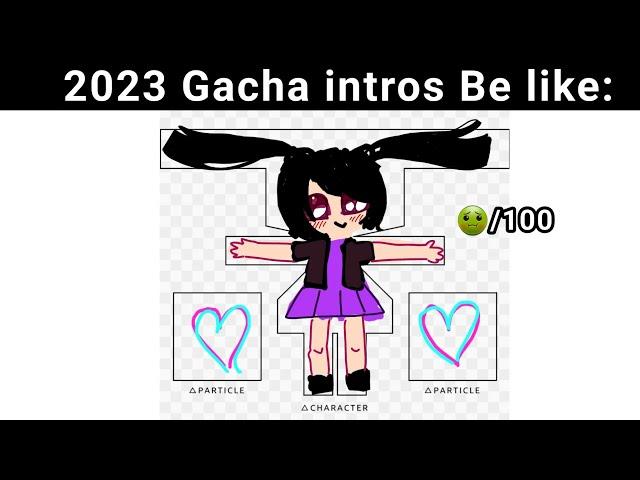 2021 Gacha Intros VS. 2023 Gacha intros 