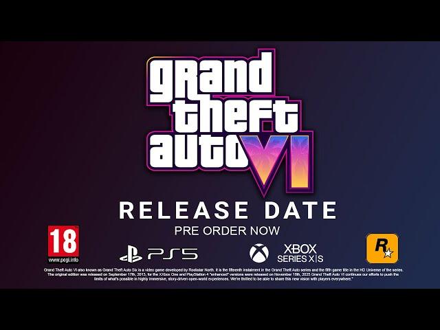 GTA 6 Official Trailer 2 Announcement | Final Release Date