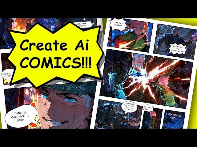 How to Create Exciting Comics with Ai! - Complete Tutorial