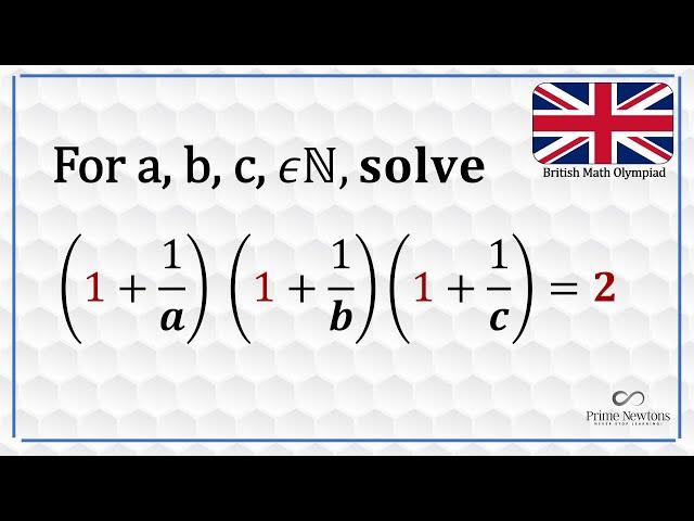 1995 British Mathematics Olympiad problem