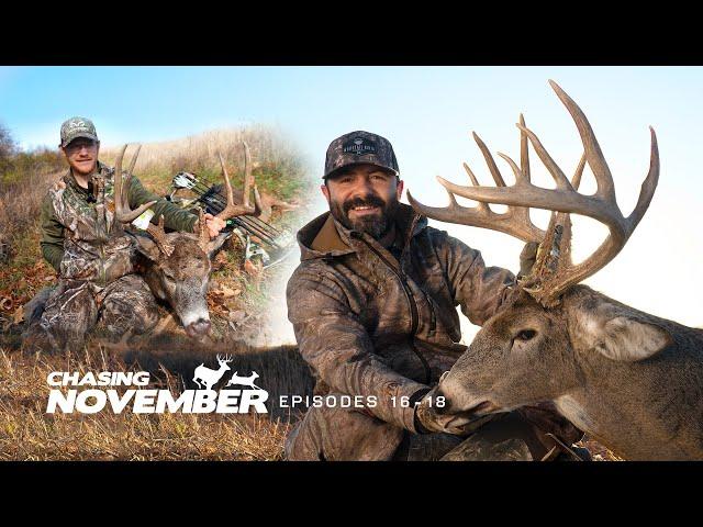 172" GIANT | 1.5 HOUR of Midwest Whitetail | Public Land Bruiser Buck | Chasing November EP 16-18