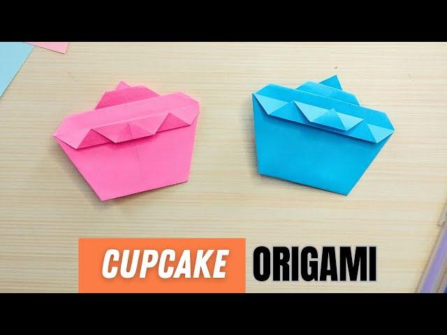 How to Make Cupcake Origami Easy Tutorial