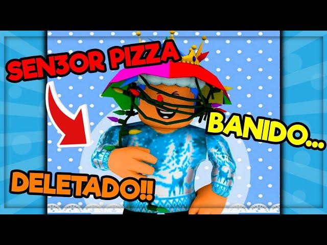 O CANAL DO SEN3OR PIZZA FOI DELETADO DO YOUTUBE!! (FINALMENTE)