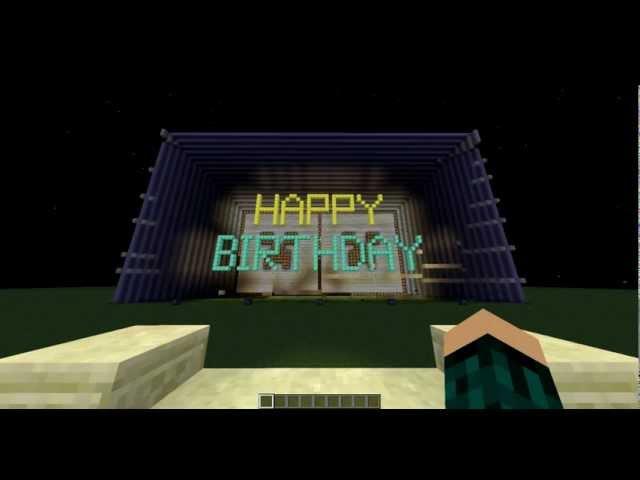 Happy Birthday Minecraft Style!