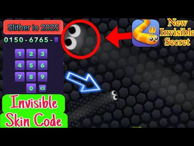 Slither io invisible code - Invisible skin Code November 2025- Slither io invisible snake code