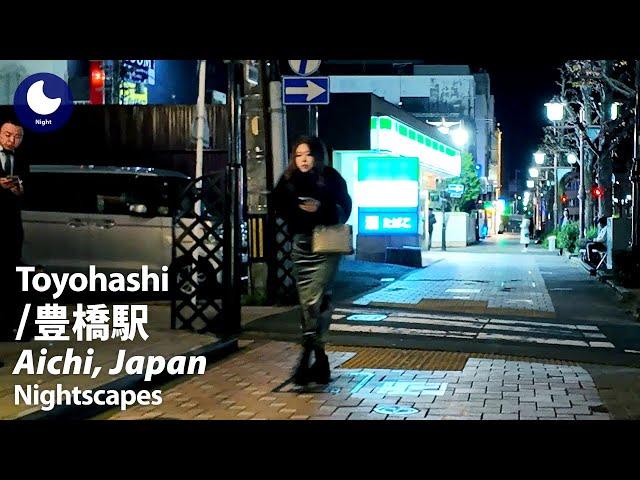 ⁴ᴷ Aichi: Toyohashi Station (愛知県: 豊橋駅) - Japan Walking Tour (December, 2024)