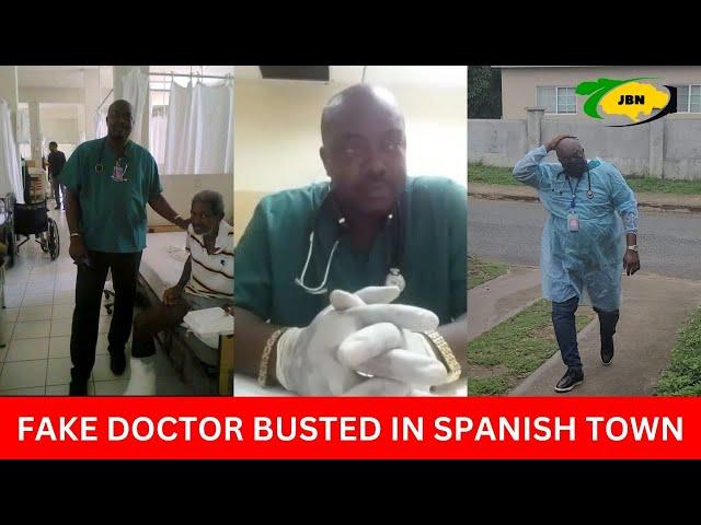 Fake doctor Andrew Clarke arrested at Spanish Town Hospital charged with fraud/JBNN