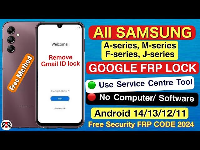 SAMSUNG FRP BYPASS 2024ANDROID 12-13-14 Latest Security 2024️Frp Lock Removal | Frp Unlock