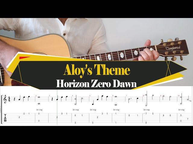 HORIZON ZERO DAWN: Aloy's Theme - Acoustic Guitar Cover + TAB