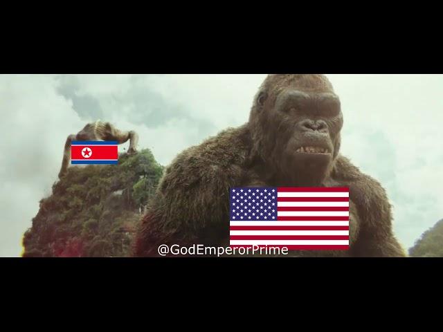 America vs North Korea and the Islamic State | Kong WW3 Meme