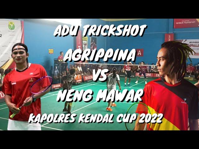 Adu Trickshot AGRIPPINA VS NENG MAWAR - Eksibisi Kapolres Kendal Cup 2022