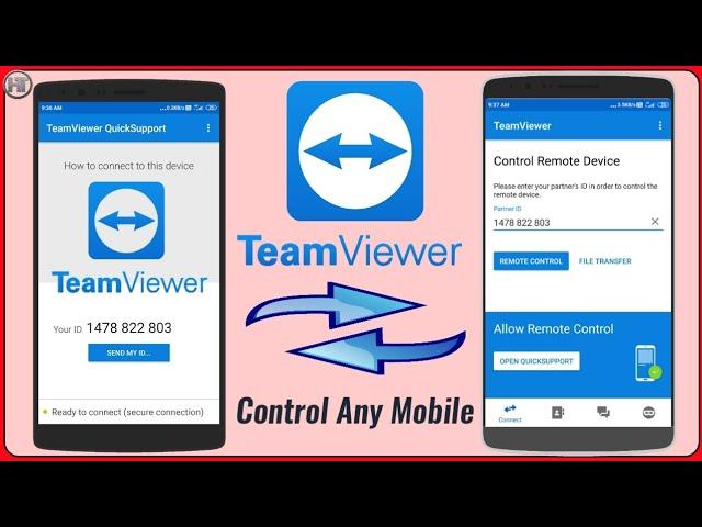 How to connect Mobile Phone Remotely | How to Connect TeamViewer Mobile to Mobile | Humsafar Tech