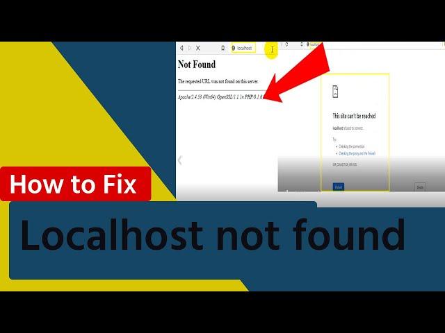 Ho to fix localhost refused to connect || this site can't be reached,