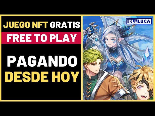  IDLE LUCA ¡JUEGO NFT GRATIS PAGANDO DESDE HOY!  GANA DINERO DESDE YA  NEW NFT FREE TO PLAY