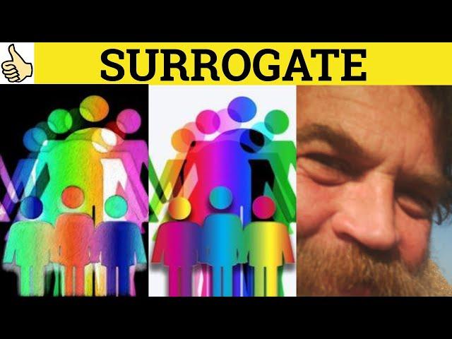  Surrogate - Surrogate Meaning - Surrogate Examples - Surrogate Defined - Formal English