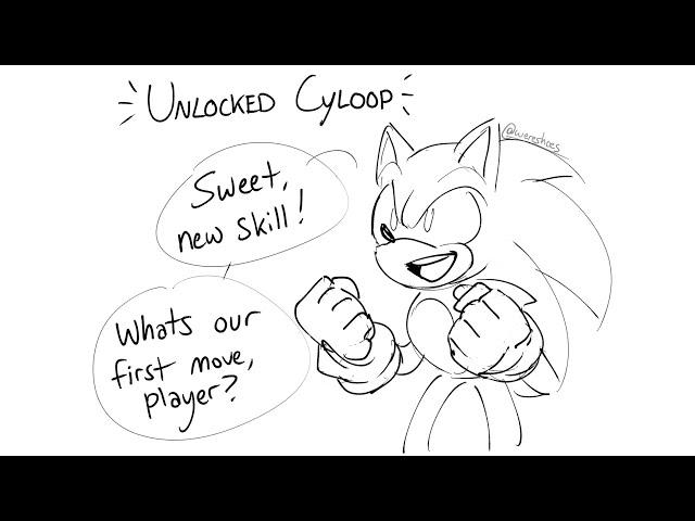 When you unlock Cyloop in Frontiers (Sonic Comic Dub)