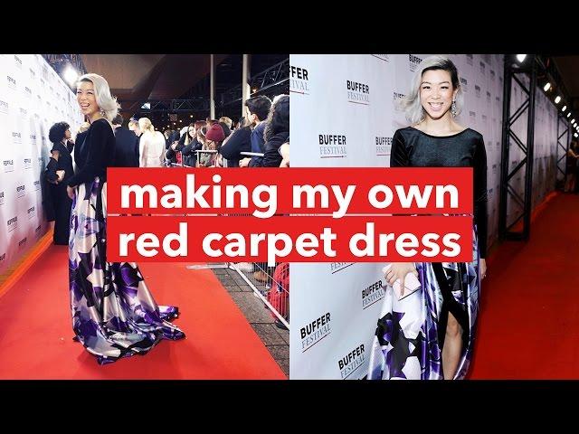 GRWM: DIY Red Carpet Dress in a day | WITHWENDY