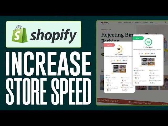 How To Increase Shopify Store Speed (For Beginners 2024) No Coding